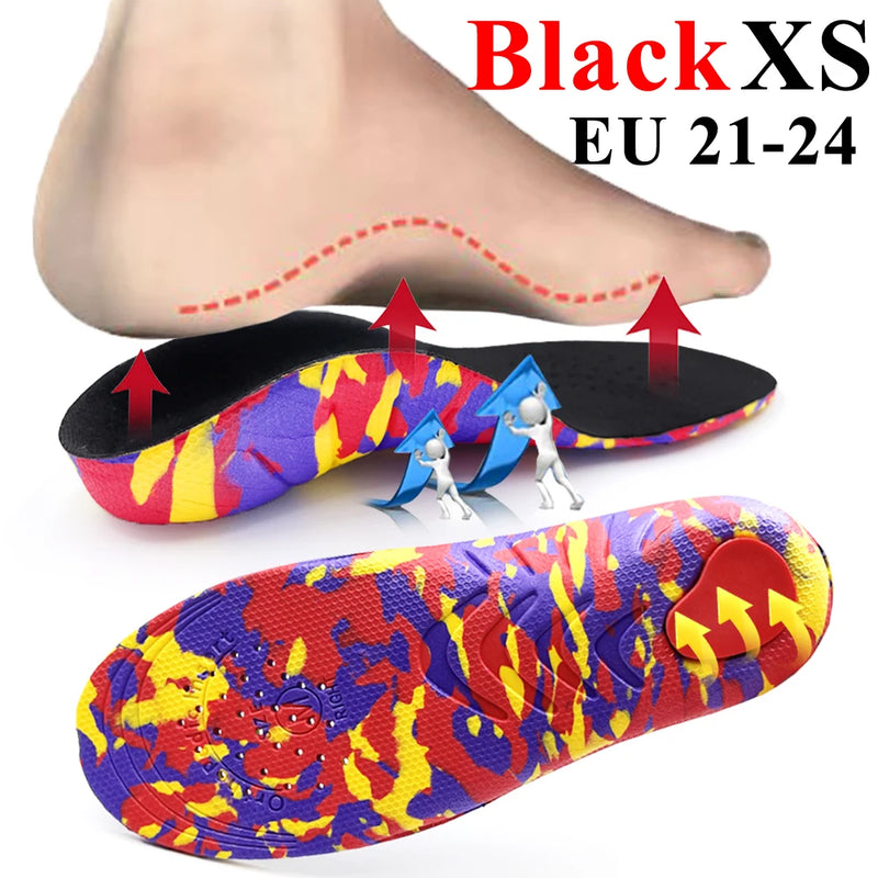 WINRUOCEN Insoles Orthoped Children Flat Foot Leg Health Correction Care Tool Unisex Arch Support kids Insole Sport Shoes Pads