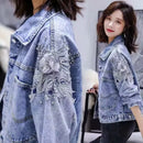 2026 Spring New Loose Heavy Embroidered Denim Jacket Women's Trendy Wild Thin Ins Harajuku Tops Femme Jeans Coat Autumn Girl 101