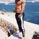 2025 Men's Pants Autumn And Winter New Leisure Sports Running Training Small Foot Pants 2023 Letter Side Zipper