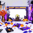 1Set Happy Halloween Foto Booth Requisiten Papierrahmen Thema Party Dekoration Zubehör Halloween Party Aktivität Zuhause DIY Fotorequisite