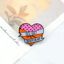 Punk Sexy Lips Enamel Pin High Quality Skull Brooches Women Men Jeans Coat Lapel Pin Badge Jewelry Accessories Gift for Friend