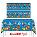 Disney Cars Birthday Party Decorations Lightning Mcqueen Disposable Tableware Set Cups Plates Balloon for Race Party Baby Shower