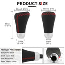 Universal 5 Speed PU Leather Gear Shift Knob Shifter Lever Handle Stick Auto Accessories For All Manual Car Interior Accessories