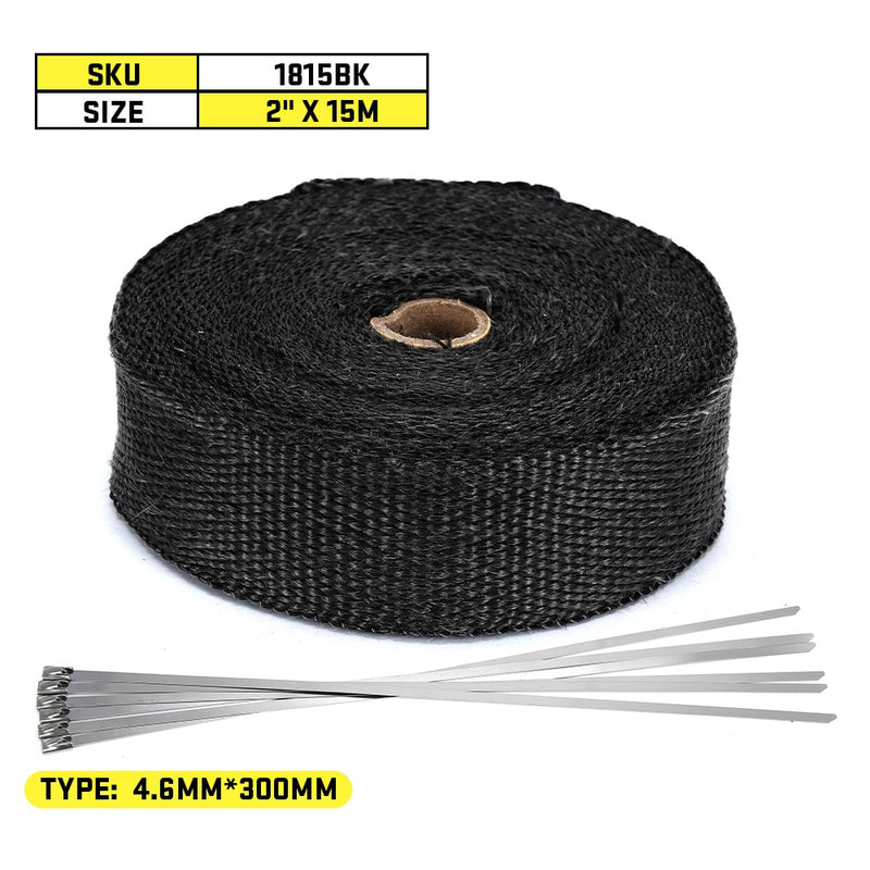 Free Shipping Motorcycle Exhaust Thermal Exhaust Tape Header Heat Wrap Resistant Downpipe For Motorcycle Car Accessories