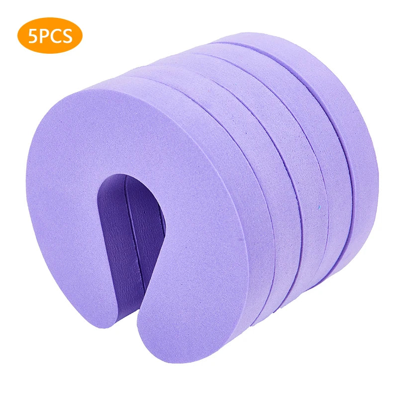 5Pcs Soft Foam Door Stopper Protection Baby Safety Keeps Doors From Slamming Prevents Finger Pinch Injuries Finger Protector