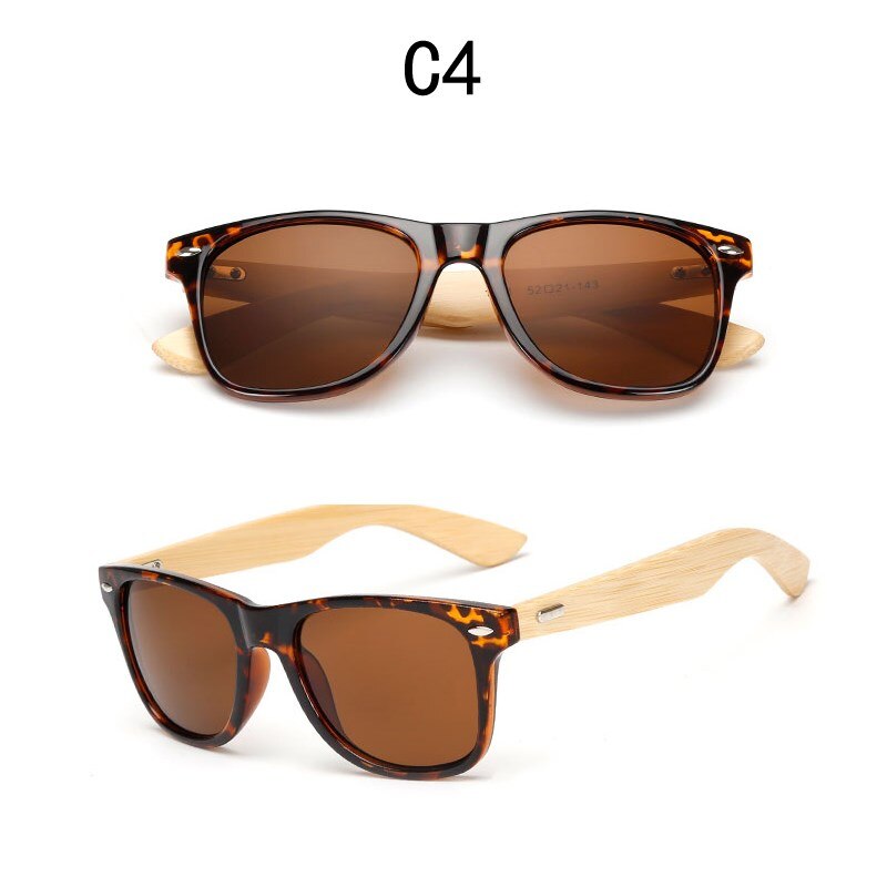 Wood Sunglasses Men Women Square Bamboo Women for Women Men Mirror Sun Glasses Oversize Retro De Sol Masculino Handmade