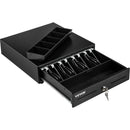 SucceBuy Cash Register Drawer 13" 2 Unlocking Way Fully Removable Design w/ 4 Bill 5 Coin Cash Tray 2 Keys Included Compact Size