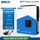 EASUN POWER Hybrid Solar Inverter 6.2KW 4.2KW 3.2KW 2.2KW Pure Sine Wave MPPT 12V 24V 48V 220v Solar Charger Power Home Inversor