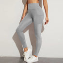 Damen Workout Leggings Fitness Nahtlose Mesh Sporttaschen Leggings Damen Fashion High Waist Leggings Damen Yoga Laufhosen
