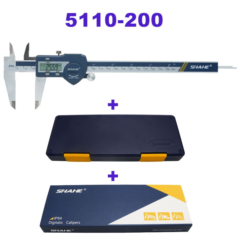 SHAHE Hardened Stainless Steel 0-150 mm Digital Caliper Messschieber Caliper Electronic Vernier Micrometro