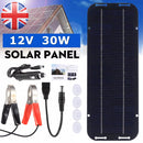 30W Solar Panel Kit Complete 12V Polycrystalline USB Power Portable Outdoor Rechargeable Solar Cell Solar Generator for Home
