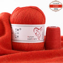6Set Aurum Cashmere Yarn With Thread Hand Knitting For Cardigans Women Scarf Woolen Yarn 50g+20g Factory Wholesale Free Shipping