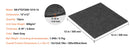 SucceBuy Carpet Tiles Peel & Stick Self Adhesive Carpet Floor Soft Padded Carpet Tiles for Bedroom Living Room Indoor Outdoor