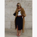 The Meridian | Oversized Belted Trench Coat for Women