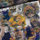 45pcs/pack Cute Cats Stickers PET Animal DIY Decorative Scrapbooking Material Collage Sticker Journal Stationery Supplies