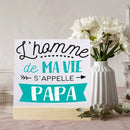 French Printed Plaque Sign Gifts Dad Birthday Gift Ceramics Wooden Decoration Present Father's Day Festive Best Gifts for Daddy