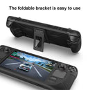 Silicone Console Housing Anti Slip Soft Shell Game Console Frame with Foldable Bracket Replacement Accessories for Steam Deck