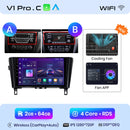 Junsun V1 AI Voice Wireless CarPlay Android Auto Radio for Nissan Qashqai J11 X-Trail 3 T32 2013-2017 4G Car Multimedia GPS 2din