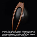 Chinese Cat Pattern Hair Sticks Wooden U Shaped Hair Forks for Women Girls Hanfu Hairpin Headwear Headpieces Hair Accessories
