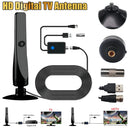 HD Digital TV Antenna Indoor Amplified DAB High Gain 50 Miles With Amplifier Booster VHF/UHF Quick Response Outdoor Aerial Set
