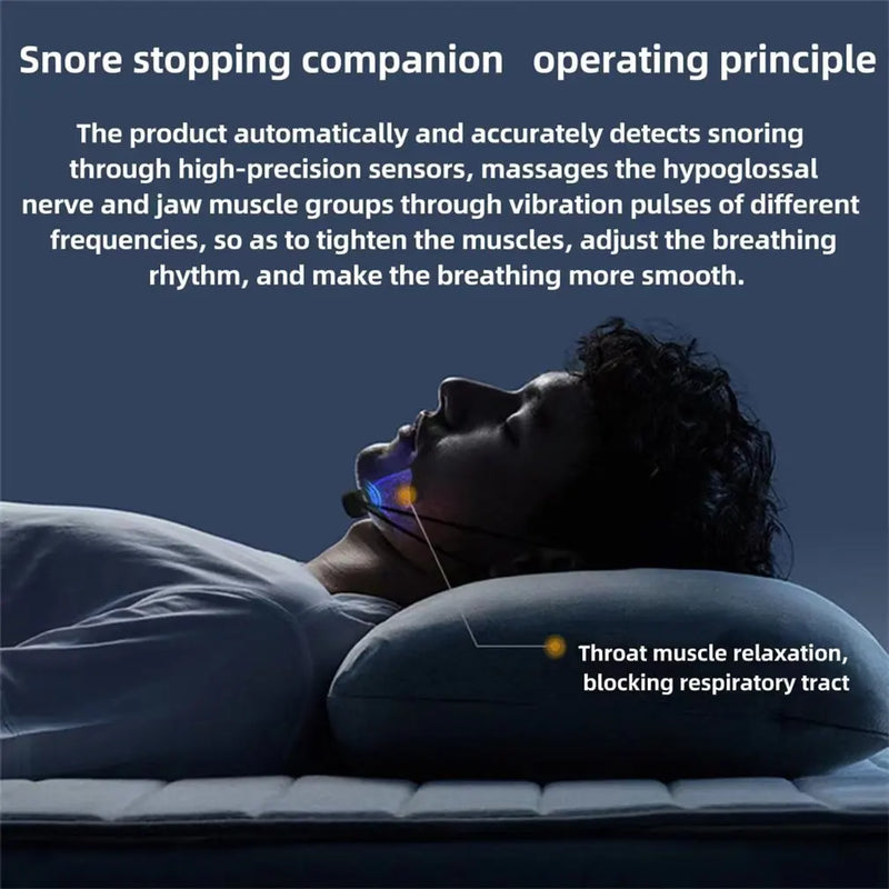 Anti-snoring Device Pure Sleeping Helper Electric Smart Snore Corrector Comfortable Devices For Snoring