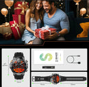 2025 1000mAh Super Capacity Battery Adult Men Smart Watch 1.7-inch Large Screen Bluetooth Call IP68 Waterproof SmartWatch Sports