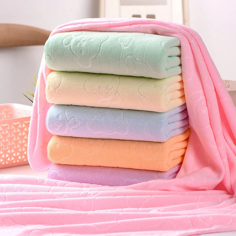 35X75cm Shower Towel Large Beach Towels Quick-Drying Towel Bath Towel Absorbent Soft Comfort Bathrobe Microfiber Towels Bathroom
