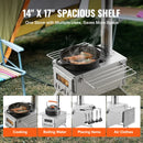 The Emberwright | 80-Inch Stainless Steel Camping Tent Stove
