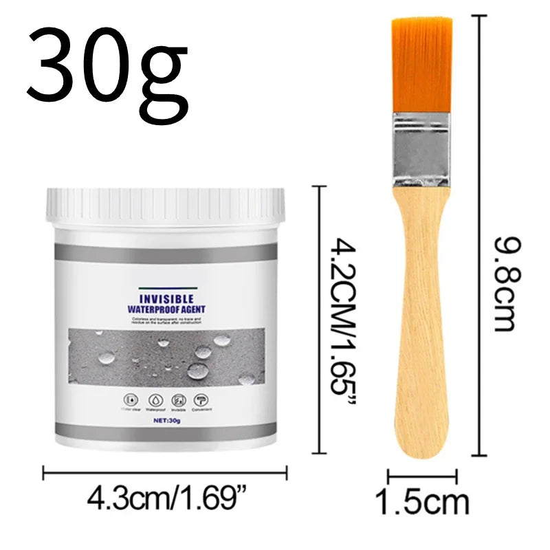 Invisible Waterproof Agent Transparent Sealing Coating Leak-Free Glue Adhesive Super Sealant Toilet Repair 30/300/600/1000g