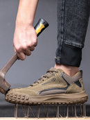 Safety Shoes Men For work Indestructible Wear-resisting Work Sneakers Kevlar Insole Protective Steel Toe Work Shoes Safety Boots