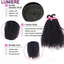 Virgin Raw Afro Kinky Deep Curly Bundle With Closure Wet and Wavy Human Hair Bundle With Frontal Closure HD Transparent Hair Ext