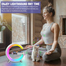 9 Zoll Kabelloses Ladegerät Standwecker Bluetooth Lautsprecher LED Lampe RGB Nachtlicht für iPhone Samsung Schnelle Ladestation