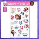 New Gabby Dollhouse Cats Birthday Party Decoration Balloon Pink Cartoon Tableware Backdrop Baby Shower Kids Girls Party Supplies