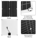 300W Portable Solar Flexible Panel Kits Monocrystalline Silicon Solar Panel with 30A/40A/50A/60A Controller for Phones Cameras