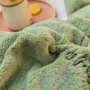 Pineapple Avocado Pattern Super Soft Raschel Blanket Thick Coral Fleece Plush Duvet Cover Double Side Warm Blankets For Bed