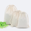 Grand Quality Cotton Small Drawstring Pouch Home Large Capacity Storage Bags Big Size Food Bread Portable Sacks
