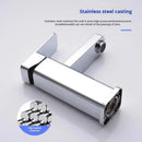 Stainless Steel Bathroom Basin Faucet Deck Mounted Hot and Cold Water Tap Dual-use Household Bathroom Kitchen Mixer Faucets