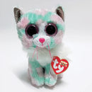 15cm Ty Beanie Big Eyes Stuffed Plush Toy Cute Doll Dog Cat Children Popular Birthday Christmas New Year Halloween Easter Gifts