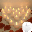 LED Tea Light With/Without Remote Flameless Flickering Candles Electronics Battery Operated Votive Light Home Table Party Decor