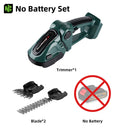 NEWBENY 2 IN 1 Electric Hedge Trimmer Handheld Cordless Lawn Mower Pruning Scissors Garden Power Tool For Makita Battery Pin