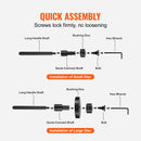 SucceBuy 52-teiliger Lager- und Dichtungstreibersatz Getriebe Radachsenlager Laufdichtungstreiber Installationswerkzeug Entferner 18-65 mm