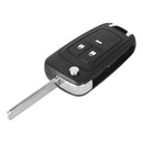 KEYYOU 20X Remote Schlüsselgehäuse Klappschlüssel Rohling für Chevrolet Lova Sail Aveo Cruze Autoschlüssel 2/3/4/5 Tasten