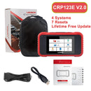 LAUNCH X431 CRP123E V2.0/CRP129E V2.0 Lifetime Free Update SRS ABS Engine Transmission Scan Tool DTC Diagnostic Scanner OBD2 Car