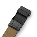 Genuine Leather Ratchet Belt for Men, High Quality Automatic Buckle No Hole Adjustable, Dress & Jeans Belt