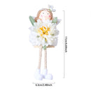 2024 Easter Flower Angel Wings Girls Window Sitting Fairy Tree Hanging Figurine For Woman Gift Home Wedding Birthday Party Decor