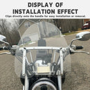 Universal Motorcycle 7/8" 1" Handlebar Deflector Windscreen Windshield Screen For Ducati Honda Harley Yamaha Wind Deflector
