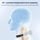 Neck Massage Machine 15 Gears 6 Modes Cervical Therapy Massage Stimulator 8-Head USB Charging Vibration Pulse for Home Office
