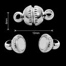 2 Sets Locking Strong Magnetic Clasps Magnet End Clasp Connectors For Jewelry Making DIY Bracelet Necklace Extender Accessories