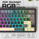 ATTACK SHARK X75 Full Aluminum Keyboard 75% VIA Wireless Gasket Mechanical Keyboard