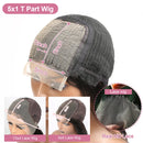 Short Bob Bone Straight 13x4 Lace Frontal Human Hair Wigs 180 Density Pre Plucked 5x5 T Part Lace Closure Human Hair Wig On Sale